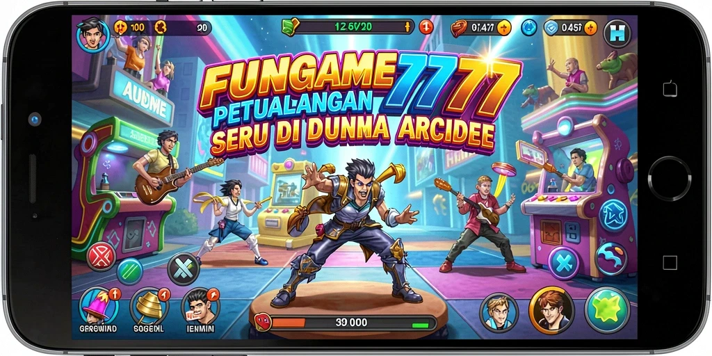 Tampilan menarik dari gameplay FUNGAME777 yang seru dan menantang.