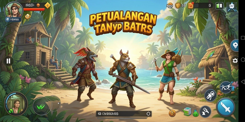 Gameplay H03 yang menantang dan penuh warna.