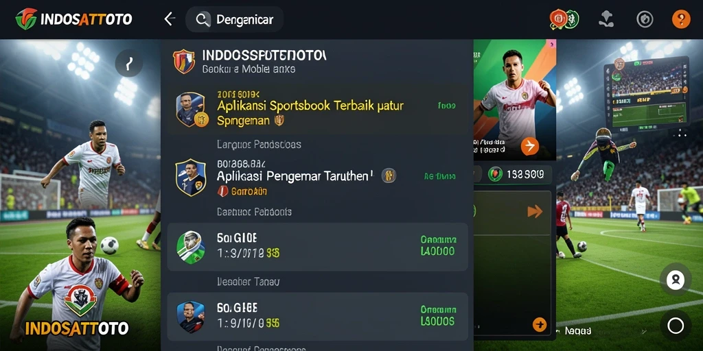 Tampilan gameplay <strong>INDOSATTOTO</strong> yang menarik dan interaktif saat taruhan olahraga.