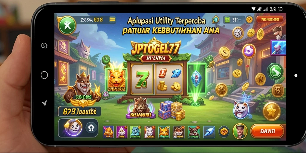 Tampilan antarmuka pengguna yang intuitif dan informatif di JPTOGEL77.