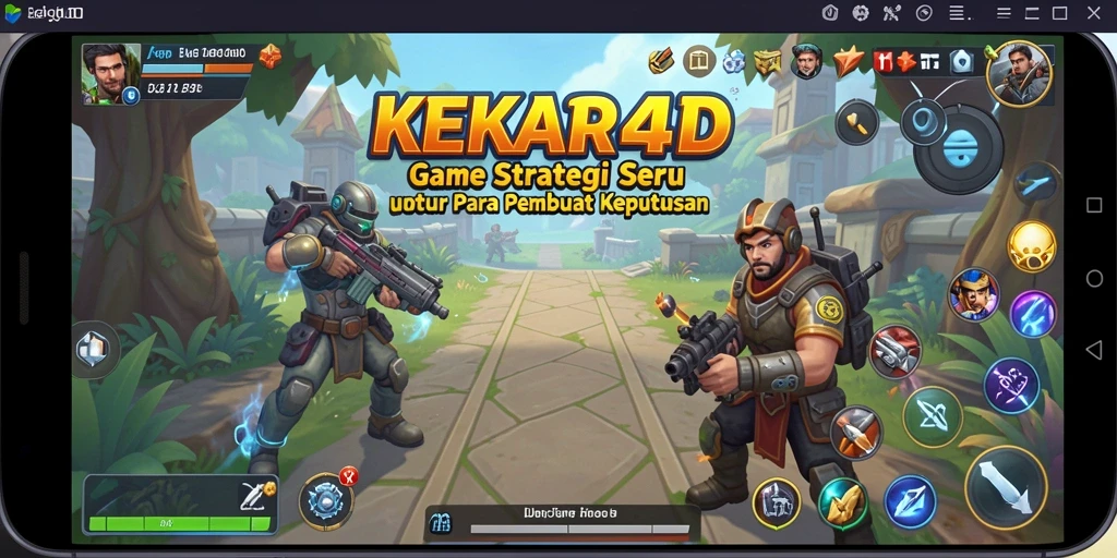 Screenshot utama KEKAR4D menampilkan aksi strategis yang mendebarkan.