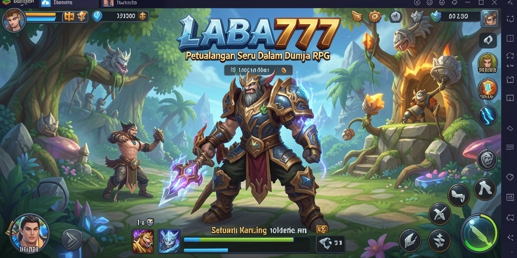 Screenshot LABA777 menampilkan aksi mendebarkan dalam pertempuran RPG.