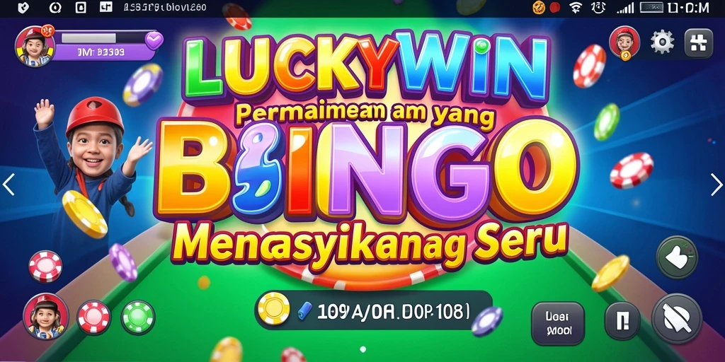 Tampilan gameplay Bingo yang menarik dan seru di LUCKYWIN.