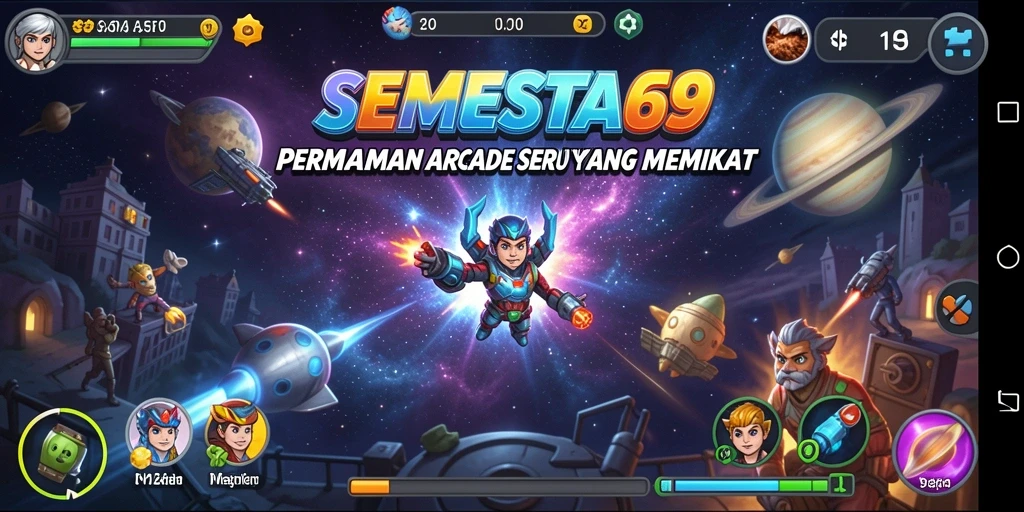 Tampilan menarik dari gameplay SEMESTA69 yang penuh aksi.