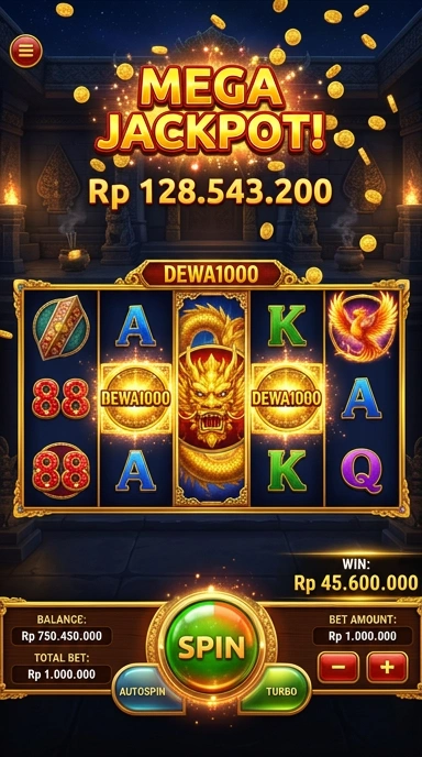 Fitur pencarian aplikasi yang cepat di dewa1000.